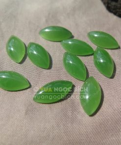 Mặt đá trang sức Ngọc Bích Nephrite Jade (VNB-MDTS012)