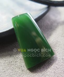 Mặt đá trang sức Ngọc Bích Nephrite Jade (VNB-MDTS013)