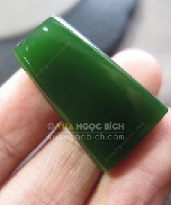Mặt đá trang sức Ngọc Bích Nephrite Jade (VNB-MDTS013)