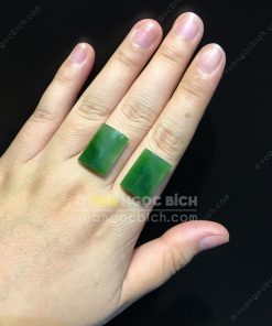 Mặt đá trang sức Ngọc Bích Nephrite Jade (VNB-MDTS016) 14 Mặt đá trang sức Ngọc Bích Nephrite Jade (VNB-MDTS016)