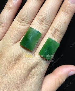 Mặt đá trang sức Ngọc Bích Nephrite Jade (VNB-MDTS016) 13 Mặt đá trang sức Ngọc Bích Nephrite Jade (VNB-MDTS016)