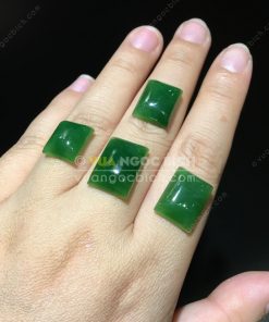 Mặt đá trang sức Ngọc Bích Nephrite Jade (VNB-MDTS017) 24 Mặt đá trang sức Ngọc Bích Nephrite Jade (VNB-MDTS017)