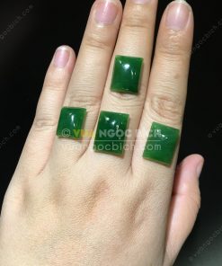Mặt đá trang sức Ngọc Bích Nephrite Jade (VNB-MDTS017) 26 Mặt đá trang sức Ngọc Bích Nephrite Jade (VNB-MDTS017)