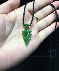 Mặt Dây Ngọc Bích Thanh Kiếm 32mm (VNB-MD301) 14 Mặt Dây Ngọc Bích Thanh Kiếm 32mm (VNB-MD301)