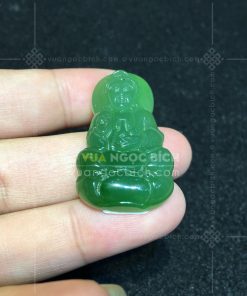 Mặt Phật Bà Quan Âm Ngọc Bích (VNB-MD206-1) 12 Mặt Phật Bà Quan Âm Ngọc Bích (VNB - MD206-1)