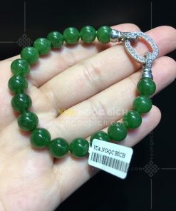 Vòng Tay Ngọc Bích 8mm VVIP (VNB-VT314-1) 24 Vòng Tay Ngọc Bích 8mm VVIP (VNB-VT314-1)