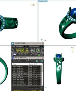 Nhẫn Ngọc Bích Nephrite Jade (VNB-NN157) 22 Nhẫn Ngọc Bích Nephrite Jade (VNB-NN157) 3