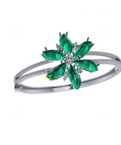 Lắc Tay Cứng Ngọc Bích Nephrite Jade (VNB-VT112) 28 Lắc Tay Cứng Ngọc Bích Nephrite Jade (VNB-VT112) 2