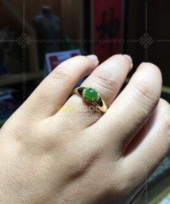 Nhẫn Ngọc Bích Nephrite Jade (VNB-NN155) 19 Nhẫn Ngọc Bích Nephrite Jade (VNB-NN155)