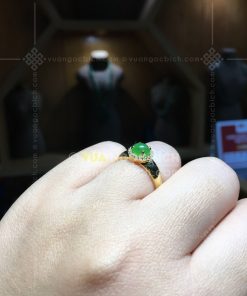 Nhẫn Ngọc Bích Nephrite Jade (VNB-NN155) 18 Nhẫn Ngọc Bích Nephrite Jade (VNB-NN155)