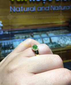 Nhẫn Ngọc Bích Nephrite Jade (VNB-NN155) 16 Nhẫn Ngọc Bích Nephrite Jade (VNB-NN155)