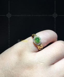 Nhẫn Ngọc Bích Nephrite Jade (VNB-NN157) 17 Nhẫn Ngọc Bích Nephrite Jade (VNB-NN157)