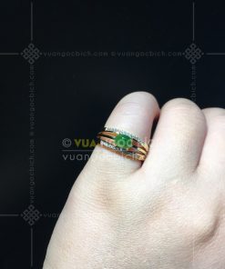 Nhẫn Ngọc Bích Nephrite Jade (VNB-NN158) 17 Nhẫn Ngọc Bích Nephrite Jade (VNB-NN158)