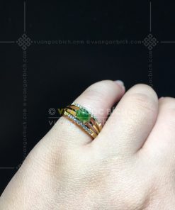 Nhẫn Ngọc Bích Nephrite Jade (VNB-NN158)