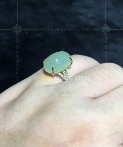 Nhẫn Ngọc Bích Trắng Nephrite Jade (VNB-NN166) 20 Nhẫn Ngọc Bích Trắng Nephrite Jade (VNB-NN166)