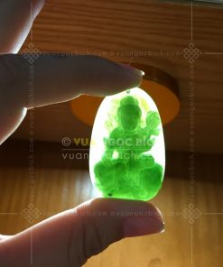 Phật Bản Mệnh Phổ Hiền Bồ Tát Ngọc Bích Nephrite Jade (VNB-MD094-7) 15 Phật Bản Mệnh Phổ Hiền Bồ Tát Ngọc Bích Nephrite Jade (VNB-MD094-7)