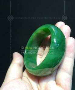 Vòng Tay Ngọc Bích Bản Liền VVIP Ni 50 (VNB-VT108)