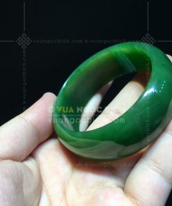 Vòng Tay Ngọc Bích Bản Liền VVIP Ni 50 (VNB-VT108)