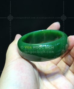 Vòng Tay Ngọc Bích Bản Liền VVIP Ni 50 (VNB-VT108)