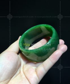 Vòng Tay Ngọc Bích Bản Liền VVIP Ni 58 (VNB-VT109)