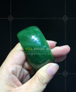 Vòng Tay Ngọc Bích Bản Liền VVIP Ni 58 (VNB-VT109)