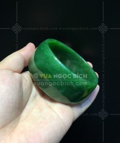 Vòng Tay Ngọc Bích Bản Liền VVIP Ni 58 (VNB-VT109)