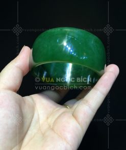 Vòng Tay Ngọc Bích Bản Liền VVIP Ni 58 (VNB-VT109)