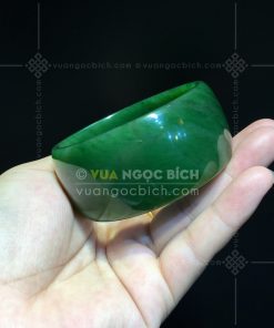 Vòng Tay Ngọc Bích Bản Liền VVIP Ni 58 (VNB-VT109)