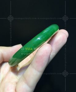 Vòng tay Ngọc Bích Bản Liền Ni 53 (VNB-VT110)