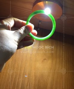 Vòng tay Ngọc Bích Bản Liền Ni 53 (VNB-VT110)