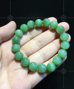 Vòng Tay Ngọc Bích Mắt Mèo Rusia 12mm VIP (VNB-VT114) 18 Vòng Tay Ngọc Bích Mắt Mèo Rusia 12mm VIP (VNB-VT114)