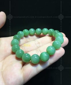 Vòng Tay Ngọc Bích Mắt Mèo Rusia 12mm VIP (VNB-VT114) 16 Vòng Tay Ngọc Bích Mắt Mèo Rusia 12mm VIP (VNB-VT114)