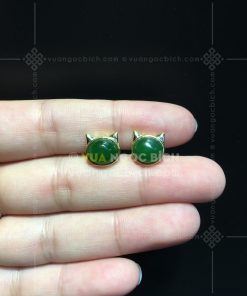 Bông Tai Ngọc Bích Nephrite Jade (VNB-BT238)