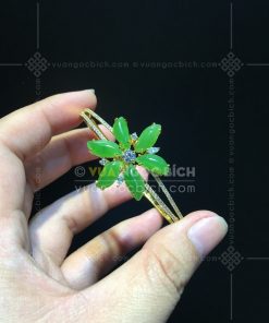 Lắc Tay Cứng Ngọc Bích Nephrite Jade (VNB-VT112) 26 Lắc Tay Cứng Ngọc Bích Nephrite Jade (VNB-VT112)