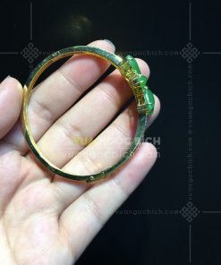Lắc Tay Cứng Ngọc Bích Nephrite Jade (VNB-VT112) 21 Lắc Tay Cứng Ngọc Bích Nephrite Jade (VNB-VT112)