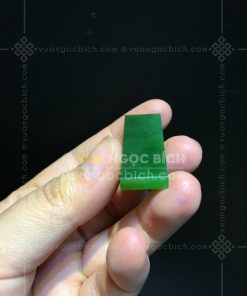 Mặt Đá Ngọc Bích Hình Chữ Nhật Khắc Chữ Thuận Buồn Xuôi Gió (VNB-MD346)