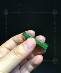 Mặt Đá Ngọc Bích Hình Chữ Nhật Khắc Chữ Thuận Buồn Xuôi Gió (VNB-MD346)