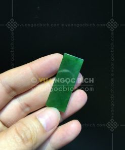 Mặt Đá Ngọc Bích Hình Chữ Nhật Khắc Chữ Thuận Buồn Xuôi Gió (VNB-MD346)