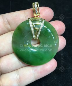 Mặt Dây Đồng Điếu Ngọc Bích Nephrite Jade (VNB-MD395-1) 16 Mặt Dây Đồng Điếu Ngọc Bích Nephrite Jade (VNB-MD395-1)