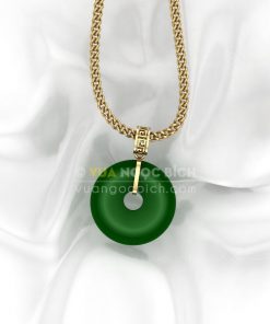 Mặt Dây Đồng Điếu Ngọc Bích Nephrite Jade (VNB-MD156-6-1) 20 Mặt Dây Đồng Điếu Ngọc Bích Nephrite Jade (VNB-MD156-6-1)