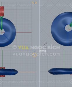 Mặt Dây Đồng Điếu Ngọc Bích Nephrite Jade (VNB-MD156-6-1) 18 Mặt Dây Đồng Điếu Ngọc Bích Nephrite Jade (VNB-MD156-6-1)