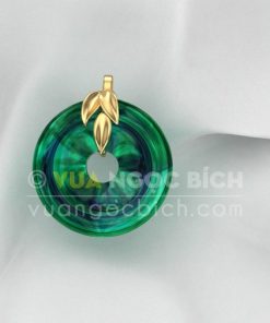 Mặt Dây Đồng Điếu Ngọc Bích Nephrite Jade (VNB-MD156-6-1) 17 Mặt Dây Đồng Điếu Ngọc Bích Nephrite Jade (VNB-MD156-6-1)