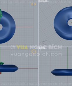 Mặt Dây Đồng Điếu Ngọc Bích Nephrite Jade (VNB-MD156-6-1) 16 Mặt Dây Đồng Điếu Ngọc Bích Nephrite Jade (VNB-MD156-6-1)