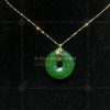 Mặt Dây Đồng Điếu Ngọc Bích Nephrite Jade (VNB-MD156-6-1)