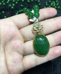 Mặt Dây Ngọc Bích Nephrite Jade (VNB-MD344)