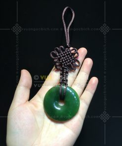 Mặt Đồng Điếu Ngọc Bích Nephrite Jade (VNB-MD008-2) 19 Mặt Đồng Điếu Ngọc Bích Nephrite Jade (VNB-MD008-2)