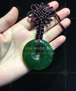 Mặt Đồng Điếu Ngọc Bích Nephrite Jade (VNB-MD008-2) 18 Mặt Đồng Điếu Ngọc Bích Nephrite Jade (VNB-MD008-2)
