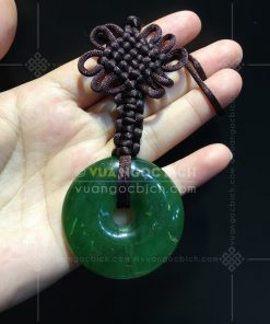 Mặt Đồng Điếu Ngọc Bích Nephrite Jade (VNB-MD008-2) 15 Mặt Đồng Điếu Ngọc Bích Nephrite Jade (VNB-MD008-2)