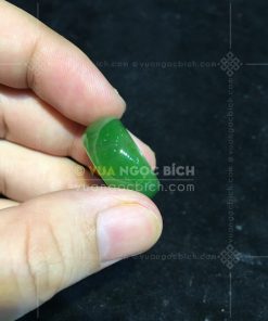 Nhẫn Bầu Ngọc Bích Nephrite Jade VIP (VNB-NN030-3) 15 Nhẫn Bầu Ngọc Bích Nephrite Jade VIP (VNB-NN030-3)