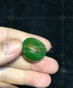 Nhẫn Bầu Ngọc Bích Nephrite Jade VIP (VNB-NN030-3) 16 Nhẫn Bầu Ngọc Bích Nephrite Jade VIP (VNB-NN030-3)